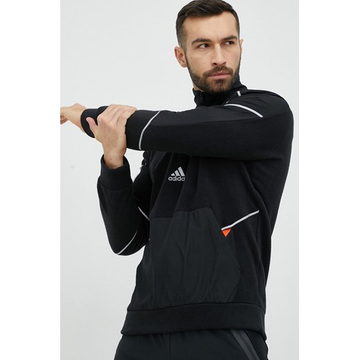 Adidas Performance bluza męska kolor czarny z aplikacją L ANSWEAR.com