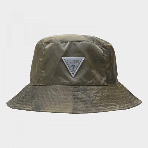 Damski kapelusz GUESS EVETTE JACQUARD BUCKET HAT - oliwkowy/khaki Guess One-size wyprzedaż Sportstylestory.com