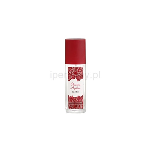 Christina Aguilera Red Sin dezodorant z atomizerem dla kobiet 75 ml  + do każdego zamówienia upominek. iperfumy-pl czerwony damskie