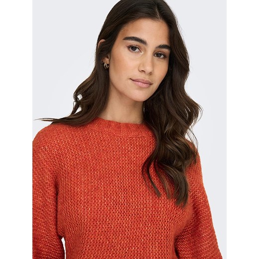 Sweter "Chunky" w kolorze rdzawoczerwonym XL wyprzedaż Limango Polska