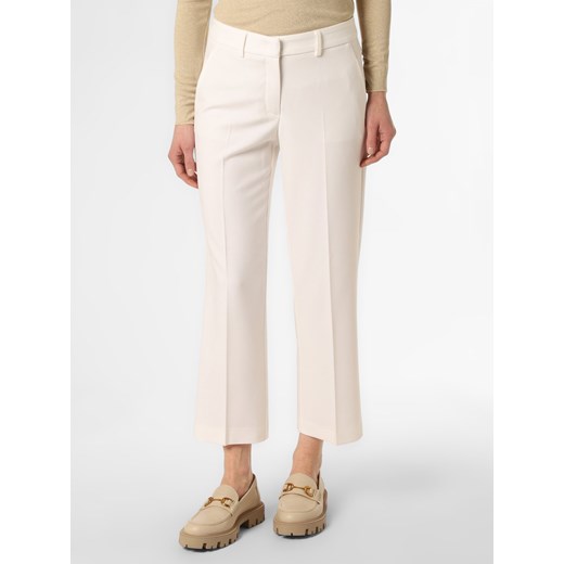 RAFFAELLO ROSSI Spodnie Kobiety Sztuczne włókno écru jednolity ze sklepu vangraaf w kategorii Spodnie damskie - zdjęcie 148975099