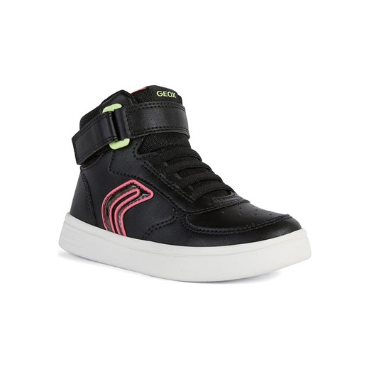 Sneakersy "Djrock" w kolorze czarno-różowym Geox 26 Limango Polska okazja