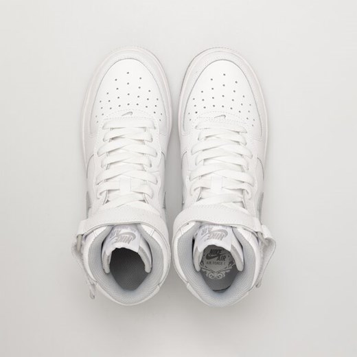 Buty sportowe damskie Nike air force białe sznurowane płaskie na wiosnę 