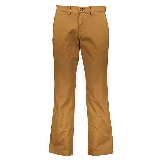 Spodnie chino - Straight fit - w kolorze jasnobrązowym Gap W32/L30 promocyjna cena Limango Polska