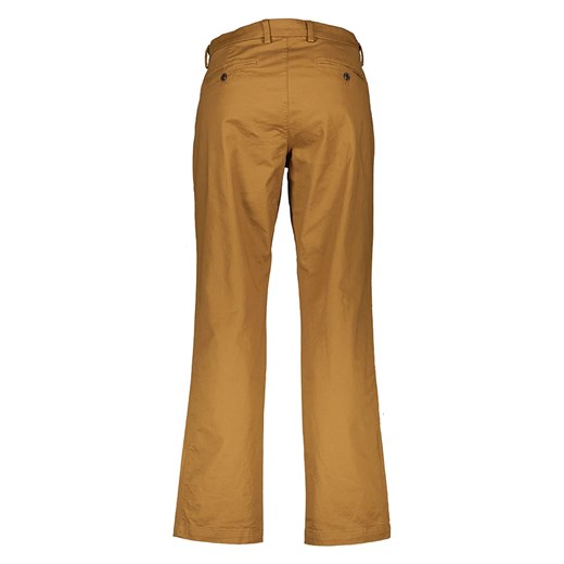 Spodnie chino - Straight fit - w kolorze jasnobrązowym Gap W34/L30 okazyjna cena Limango Polska