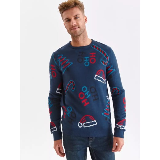 Sweter ze świątecznym motywem Top Secret L promocyjna cena Top Secret