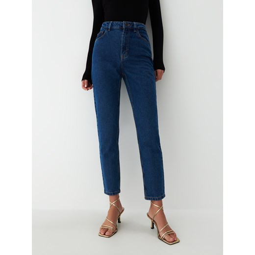 Mohito - Jeansy mom fit - Niebieski Mohito 34 Mohito