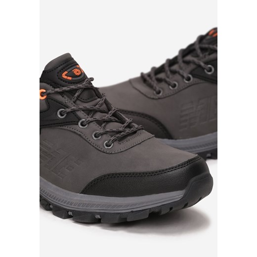 Szaro-Pomarańczowe Buty Trekkingowe Maraena 42 promocja born2be.pl