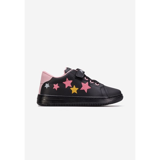 Czarne sneakersy dla dziewczynki Gatosia Zapatos 33 okazja Zapatos