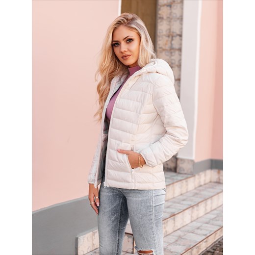 Kurtka damska przejściowa 007CLR - biała Edoti.com M promocyjna cena Edoti