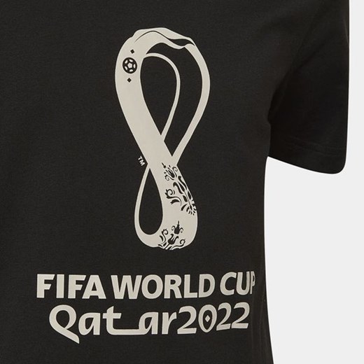 Koszulka juniorska FIFA World Cup 2022 Official Emblem Tee Adidas 140cm SPORT-SHOP.pl