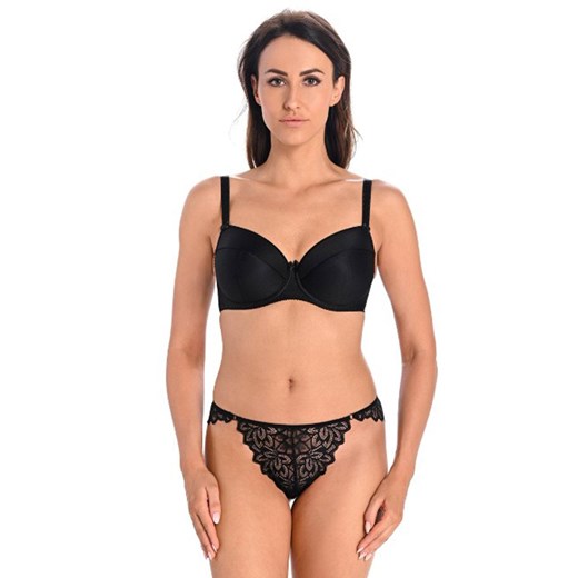 Czarne koronkowe brazyliany damskie Lilian 3129, Kolor czarny, Rozmiar L, Teyli ze sklepu Intymna w kategorii Majtki damskie - zdjęcie 149175756