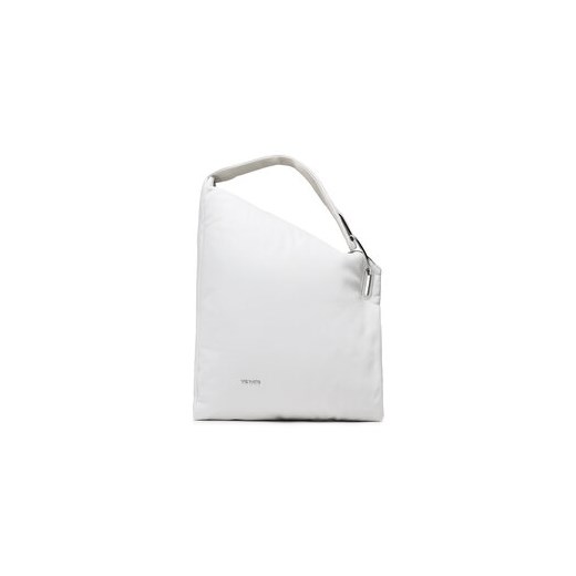 Shopper bag Vic Matié duża biała matowa na ramię 