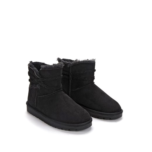 Botki zimowe "Keorgie" w kolorze czarnym Island Boot 38 wyprzedaż Limango Polska