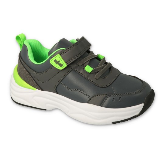 Befado obuwie młodzieżowe 516Q259 szare zielone ze sklepu ButyModne.pl w kategorii Buty sportowe damskie - zdjęcie 149208157