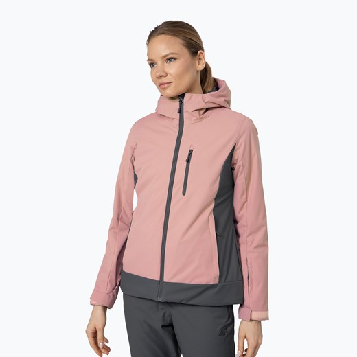 Kurtka narciarska damska 4F różowa H4Z22-KUDN002 XL promocyjna cena sportano.pl