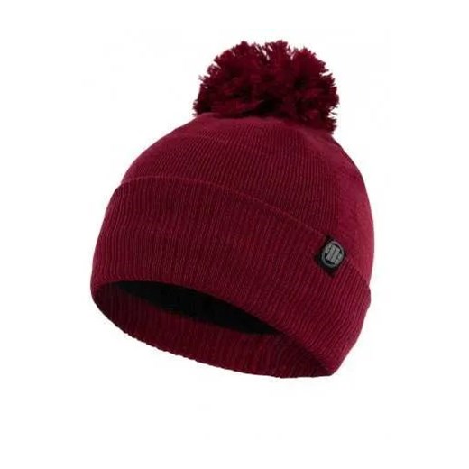 Czapka zimowa Pit Bull Bubble Small Logo - Bordowa Pit Bull West Coast ZBROJOWNIA