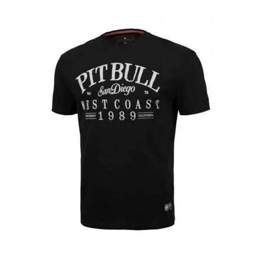 Koszulka Pit Bull Regular Fit 210 Oldschool Logo - Czarna Pit Bull West Coast M ZBROJOWNIA