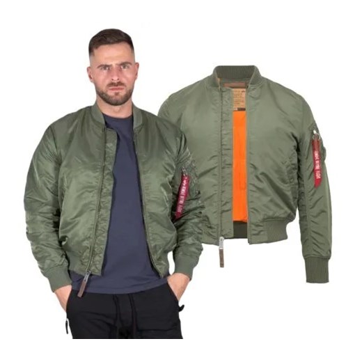 Kurtka Alpha Industries MA-1 VF 59 191118 01 - Zielona Alpha Industries S wyprzedaż ZBROJOWNIA