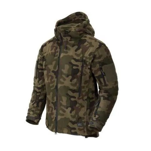 Bluza Polar Helikon-Tex PATRIOT z kapturem Double Fleece - WZ.93 Leśny L ZBROJOWNIA