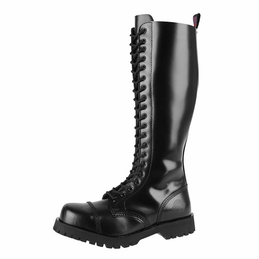 buty nevermind - 20 dziurkowe - black polido 36 36 Metal-shop