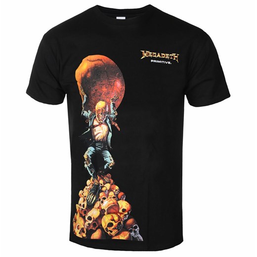 koszulka metal megadeth - dawn patrol - primitive - papho2117-blk M M Metal-shop