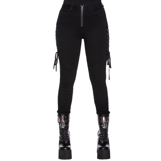 spodnie damskie killstar - get laced skinny jeans XXL XXL Metal-shop