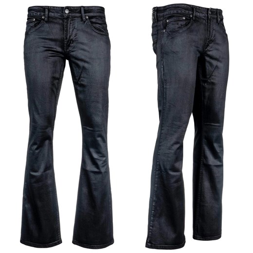 spodnie męskie (jeans) wornstar - hellraiser coated - charcoal 28 38 Metal-shop
