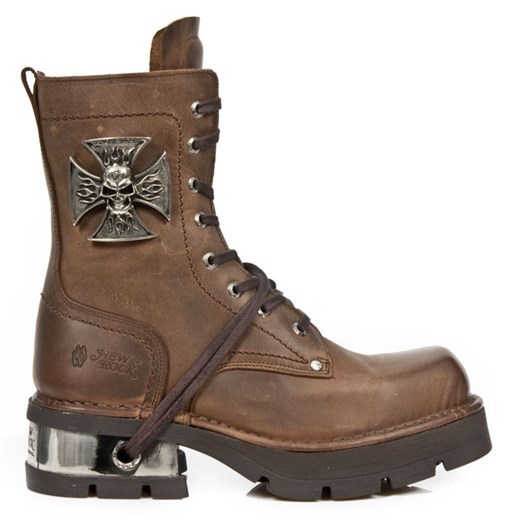 glany damskie - venture aviador marron m3 acero orif - new rock - m.1623-s2 39 New Rock 39 Metal-shop