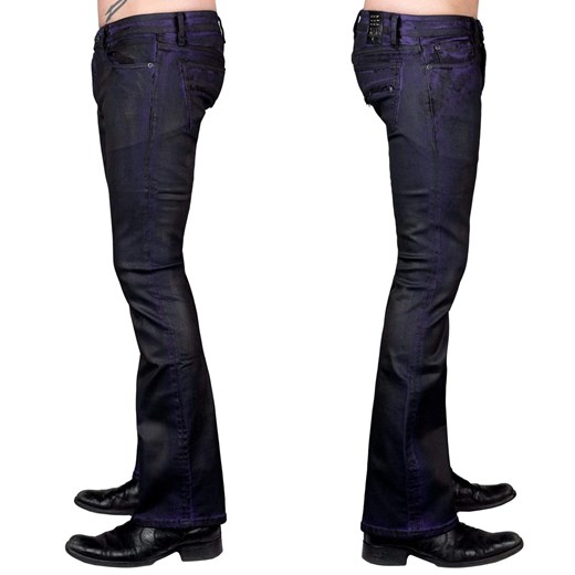 spodnie męskie (jeans) wornstar - hellraiser coated - purple haze 28 30 Metal-shop