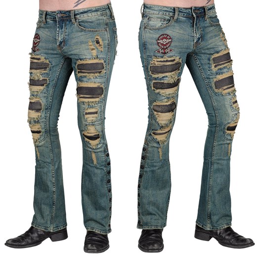 spodnie męskie (jeansy) wornstar - diurne 28 34 wyprzedaż Metal-shop