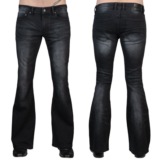 męskie spodnie (jeansy) wornstar - starchaser - zabytkowe czarny 34 34 Metal-shop