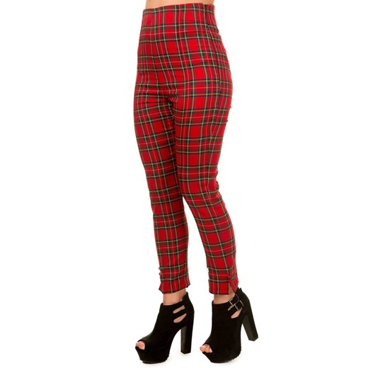 spodnie damskie banned - red - tbn432 XS XS Metal-shop