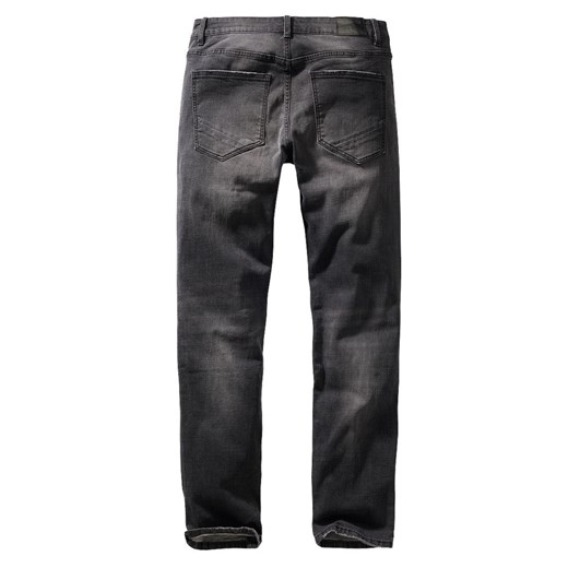 męskie spodnie brandit - rover - black denim - slim fit 32/34 38/34 Metal-shop