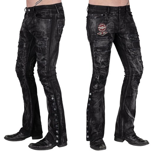 spodnie męskie (jeansy) wornstar - nocturne 28 28 okazyjna cena Metal-shop