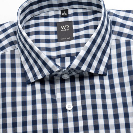 Koszula WR London (wzrost 176/182) taliowana willsoor-sklep-internetowy niebieski elegancki