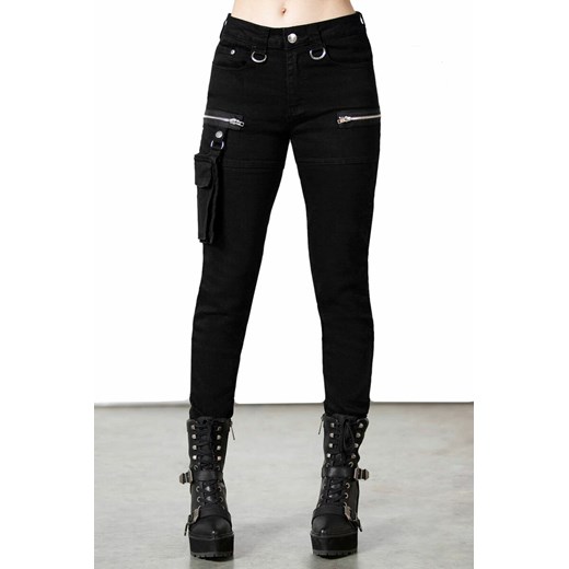 spodnie damskie killstar - dominance skinny jeans - black XS L Metal-shop