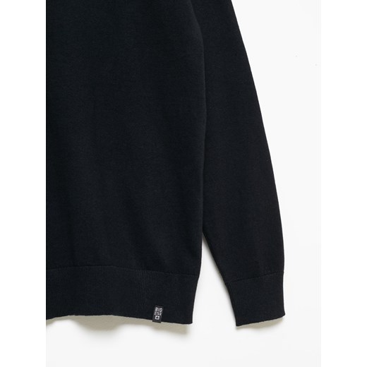 Sweter męski z golfem czarny Charis 906 ze sklepu Big Star w kategorii Swetry męskie - zdjęcie 149324745