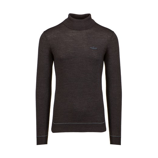 Wełniany sweter z golfem AERONAUTICA MILITARE ze sklepu S'portofino w kategorii Swetry męskie - zdjęcie 149331846