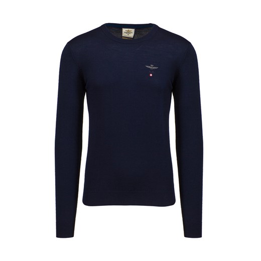 Sweter wełniany AERONAUTICA MILITARE ze sklepu S'portofino w kategorii Swetry męskie - zdjęcie 149331858