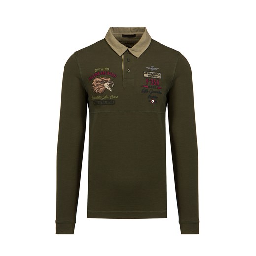 Koszulka polo AERONAUTICA MILITARE ze sklepu S'portofino w kategorii T-shirty męskie - zdjęcie 149332968