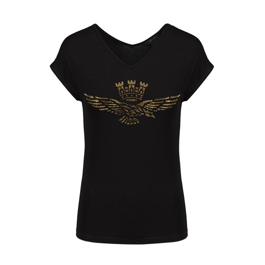 T-shirt AERONAUTICA MILITARE ze sklepu S'portofino w kategorii Bluzki damskie - zdjęcie 149333209