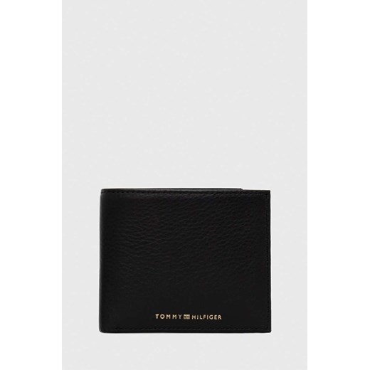 Tommy Hilfiger portfel skórzany męski kolor czarny Tommy Hilfiger ONE ANSWEAR.com