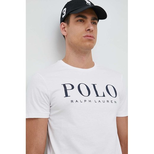 Polo Ralph Lauren t-shirt bawełniany kolor biały z nadrukiem Polo Ralph Lauren L ANSWEAR.com