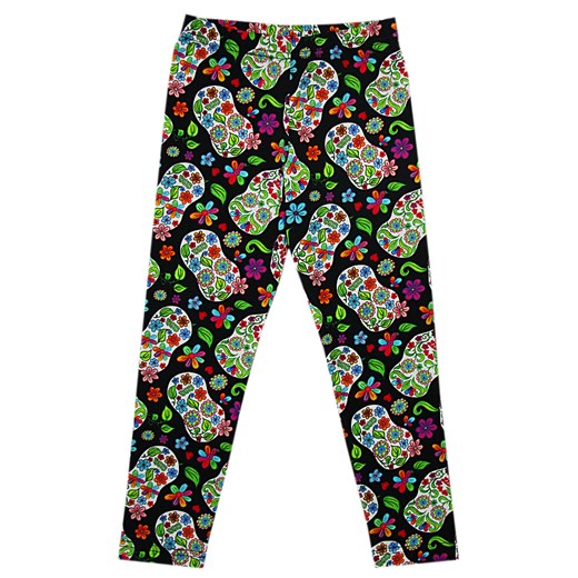 Legginsy czaszki buy4kids szary jesień