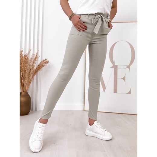 spodnie pylos beżowe xl/42 ze sklepu UBRA w kategorii Spodnie damskie - zdjęcie 149367106