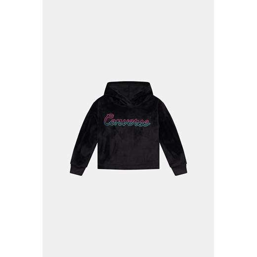 Converse Bluza z kapturem - Czarny - Dziewczynka - 104-110 CM(104CM) Converse 104-110 CM(104CM) okazja Halfprice