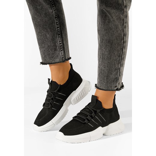 Czarne sneakersy damskie Shaida ze sklepu Zapatos w kategorii Buty sportowe damskie - zdjęcie 149402859