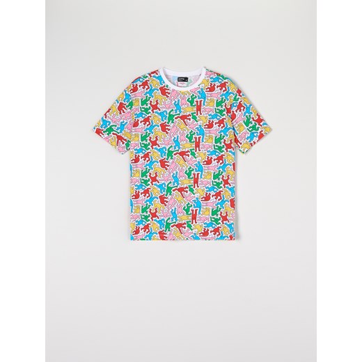 Sinsay - Koszulka Keith Haring - Biały Sinsay M Sinsay