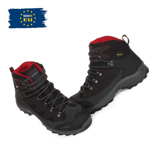 Wysokie buty turystyczne Campus Rocker Fire 2 czarne Campus 36 Aktywnyturysta.pl